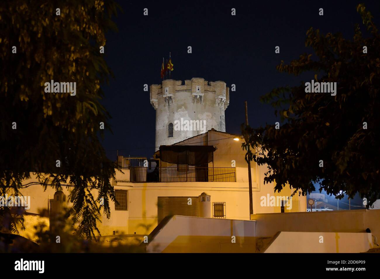 Torre de Paterna, Valencia, Spanien. Stockfoto