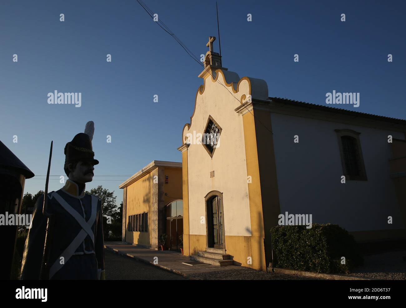 Das Militärmuseum (Museu Militar) in Luso, Aveiro, Portugal. Stockfoto