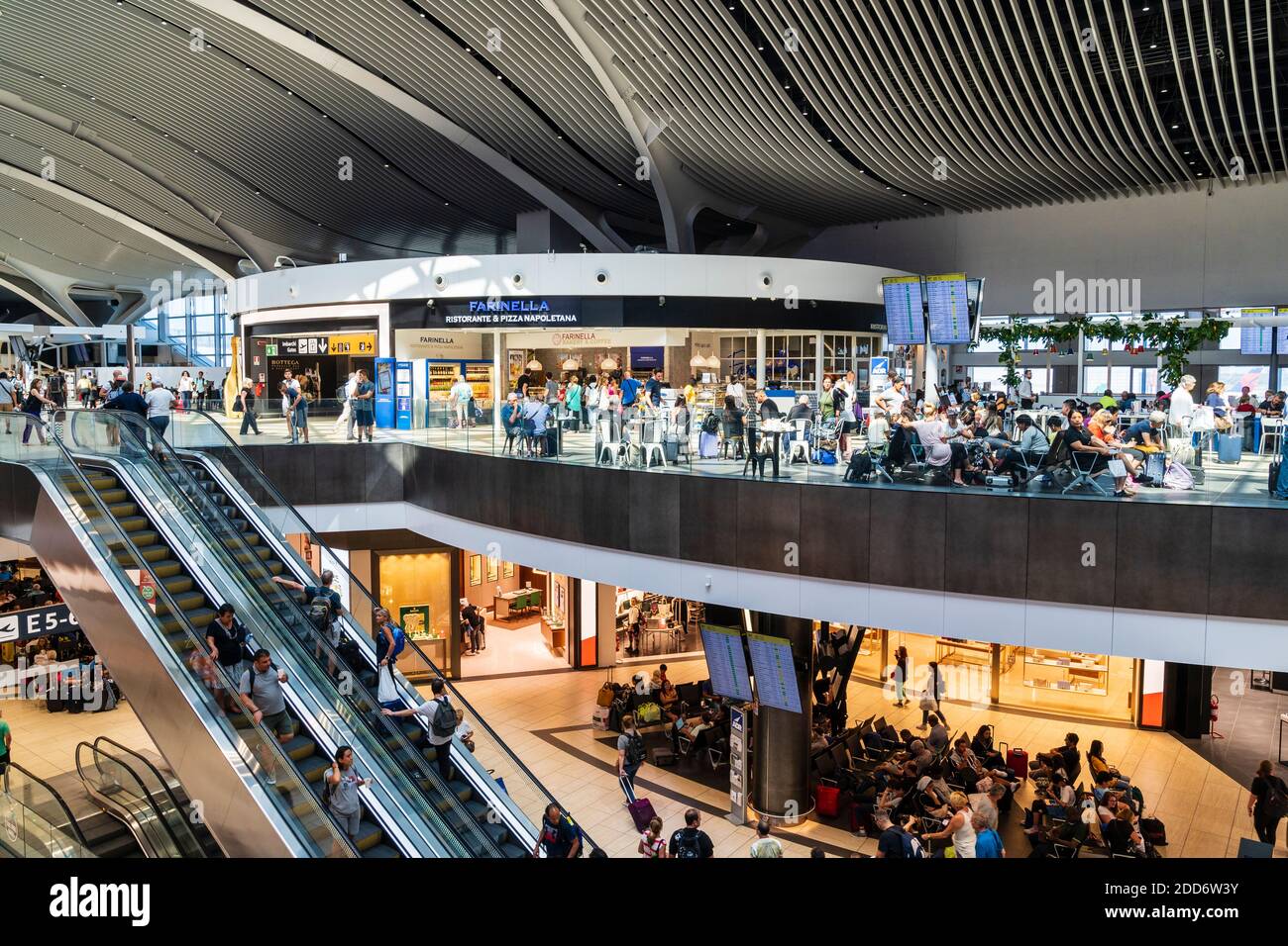 Flughafen Fiumicino Leonardo Da Vinci Stockfotos und -bilder Kaufen - Alamy