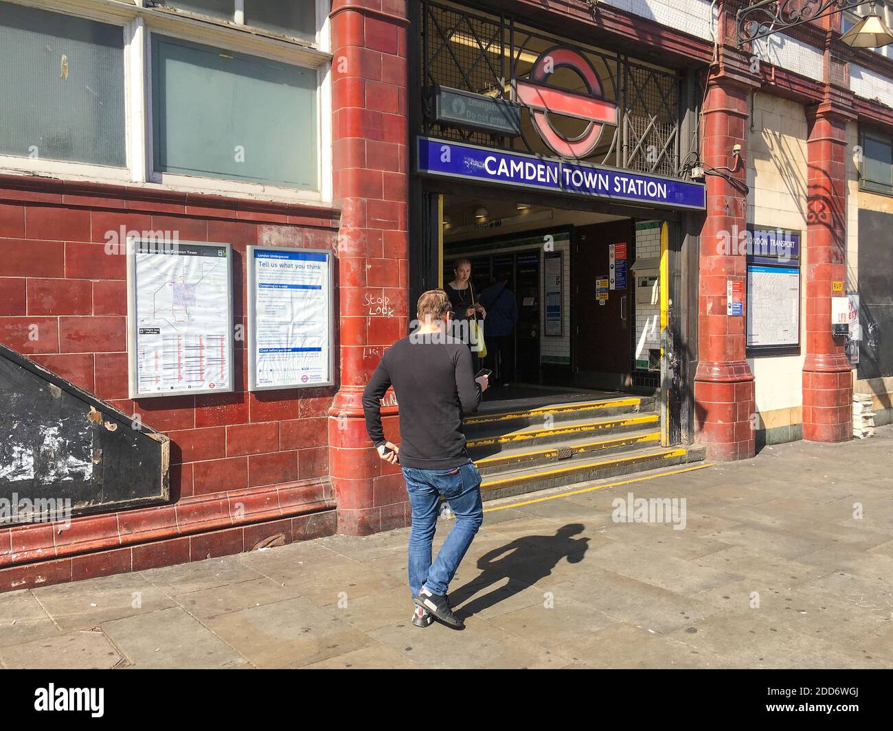 Camden Town U-Bahn-Station Stockfoto