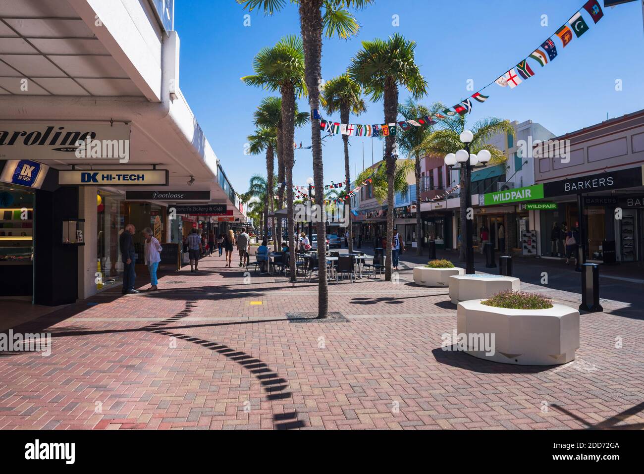 Napier High Street, Hawkes Bay Region, North Island, Neuseeland Stockfoto