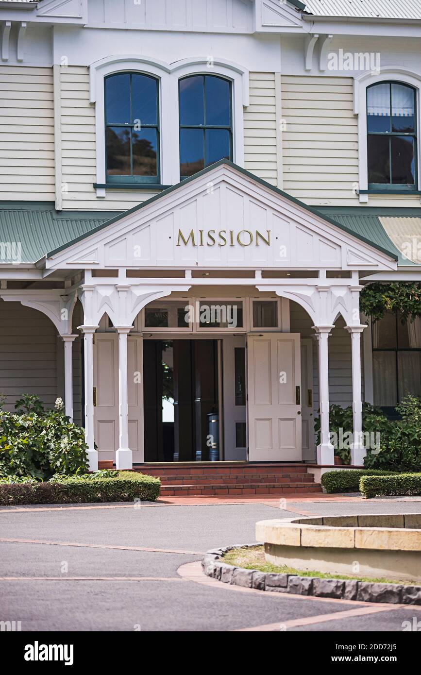 Mission Estate Winery, Napier, Hawkes Bay Region, North Island, Neuseeland Stockfoto