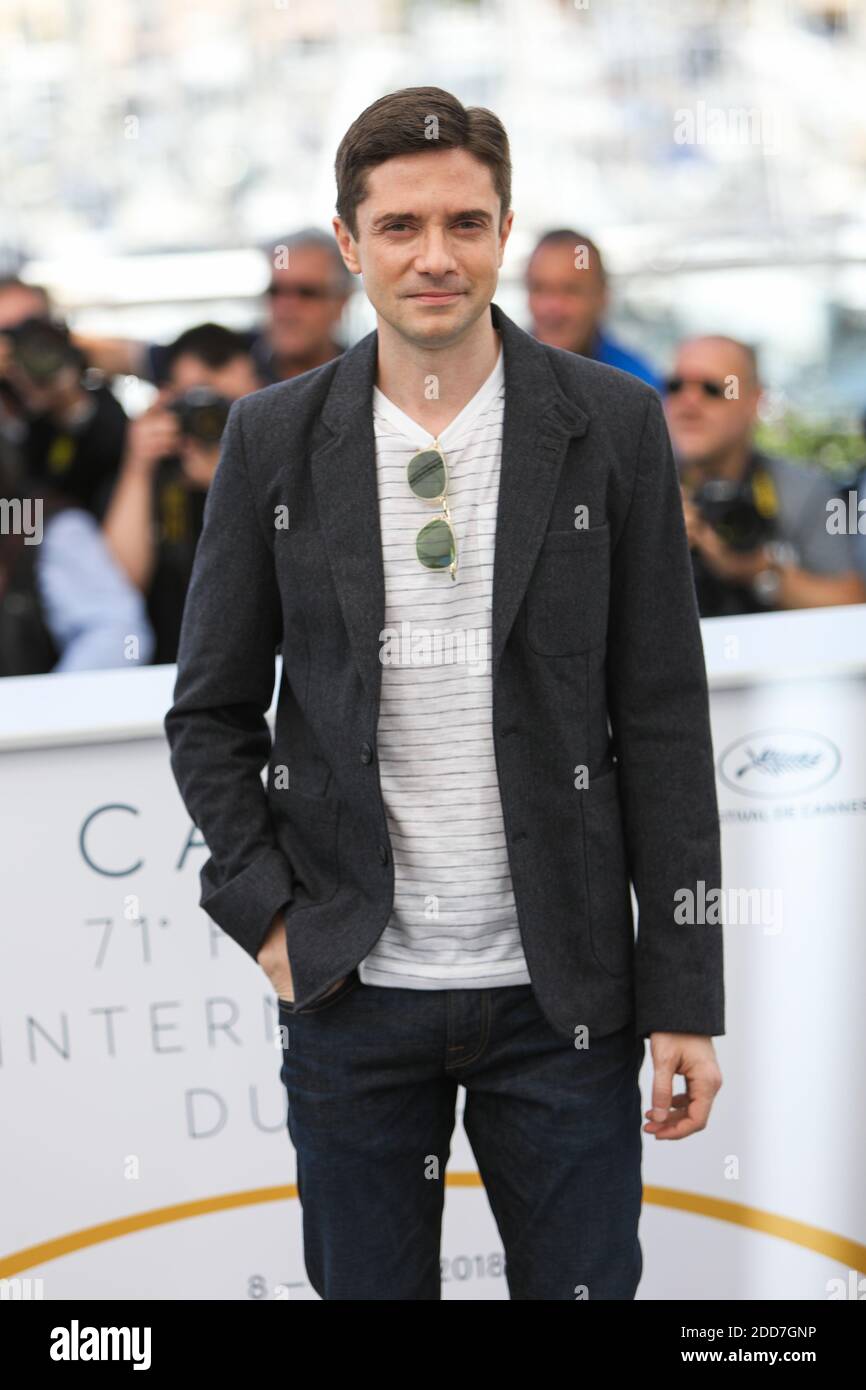 Topher Grace beim Fotocall für 'BlacKkKlansman' während des 71. Cannes Film Festival im Palais des Festivals am 15. Mai 2018 in Cannes, Frankreich. Foto von David Boyer/ABACAPRESS.COM Stockfoto
