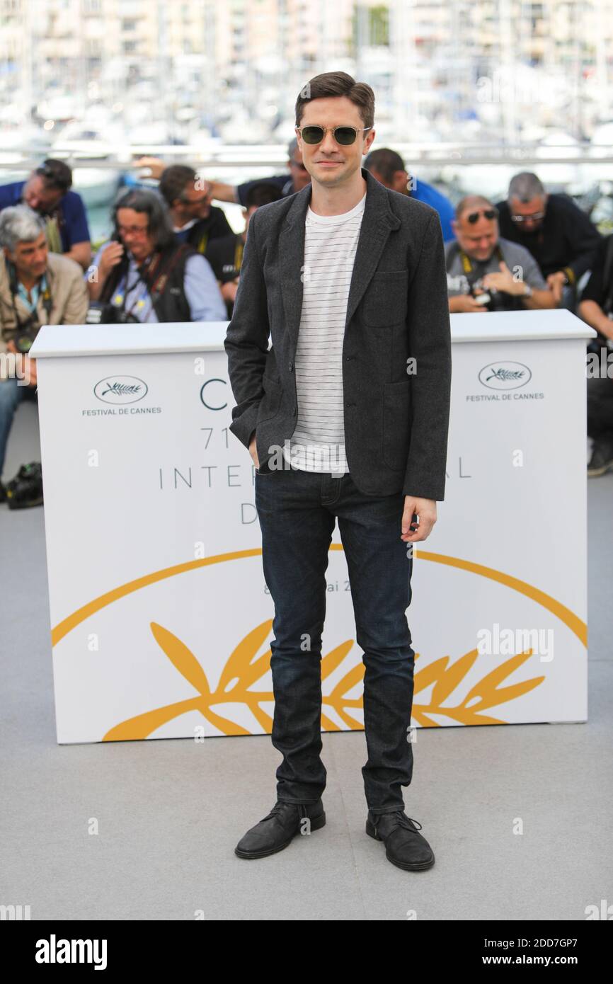 Topher Grace beim Fotocall für 'BlacKkKlansman' während des 71. Cannes Film Festival im Palais des Festivals am 15. Mai 2018 in Cannes, Frankreich. Foto von David Boyer/ABACAPRESS.COM Stockfoto