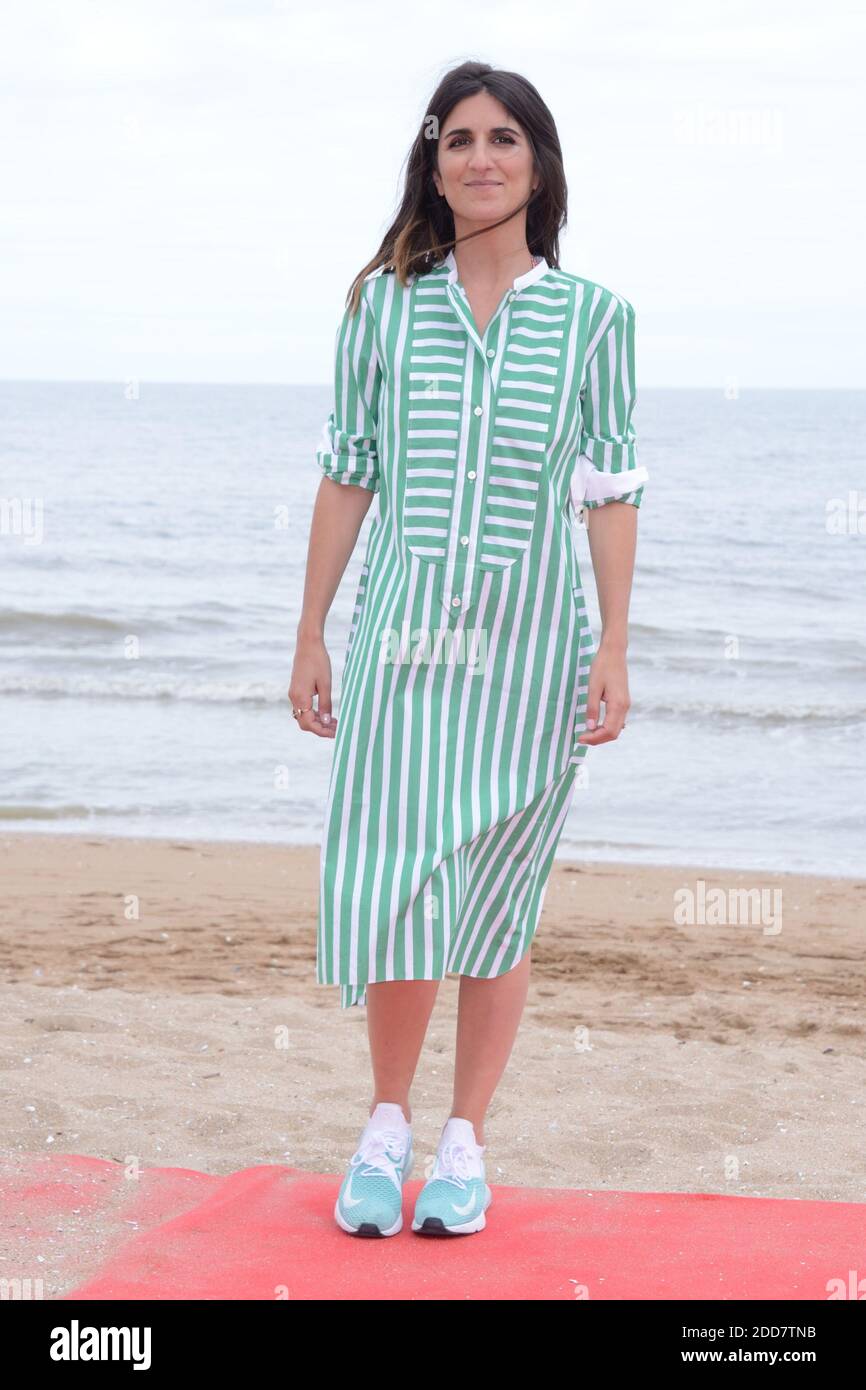 Geraldine Nakache besucht eine Fotoschau im Rahmen des 32. Cabourg Film Festivals in Cabourg, Frankreich am 16. Juni 2018. Foto von Aurore Marechal/ABACAPRESS.COM Stockfoto