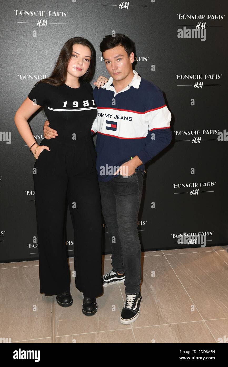 Clara Marz und Anthonin nehmen an der H&M Flagship Opening Party im Rahmen der Paris Fashion Week am 19. Juni 2018 in Paris Teil. Foto von Laurent Zabulon/ABACAPRESS.COM Stockfoto