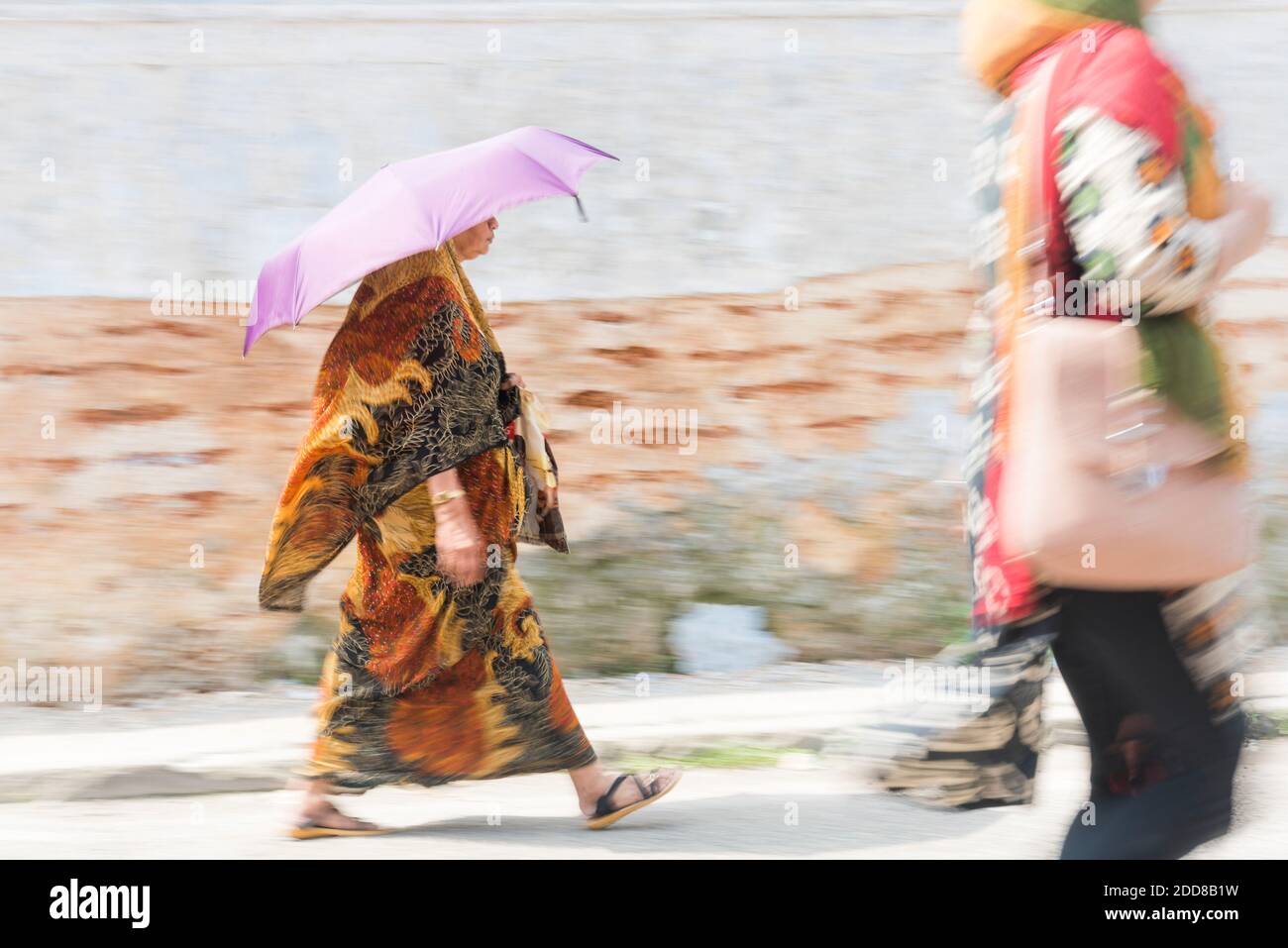 Straßenszene, Fort Kochi (Cochin), Kerala, Indien Stockfoto