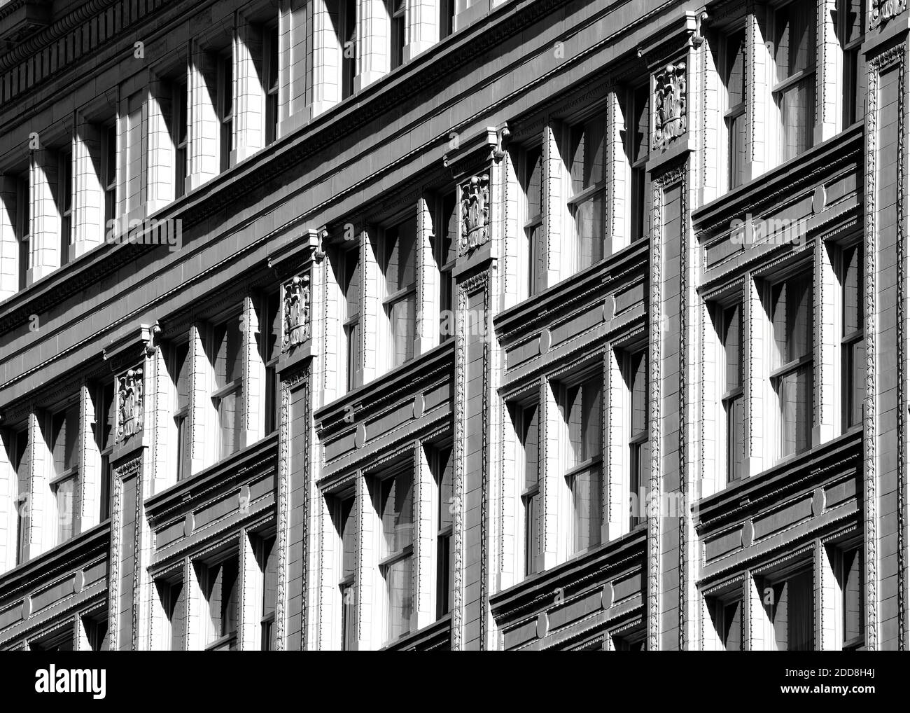 Detail des Meier & Frank Gebäudes in Portland, OR Stockfoto