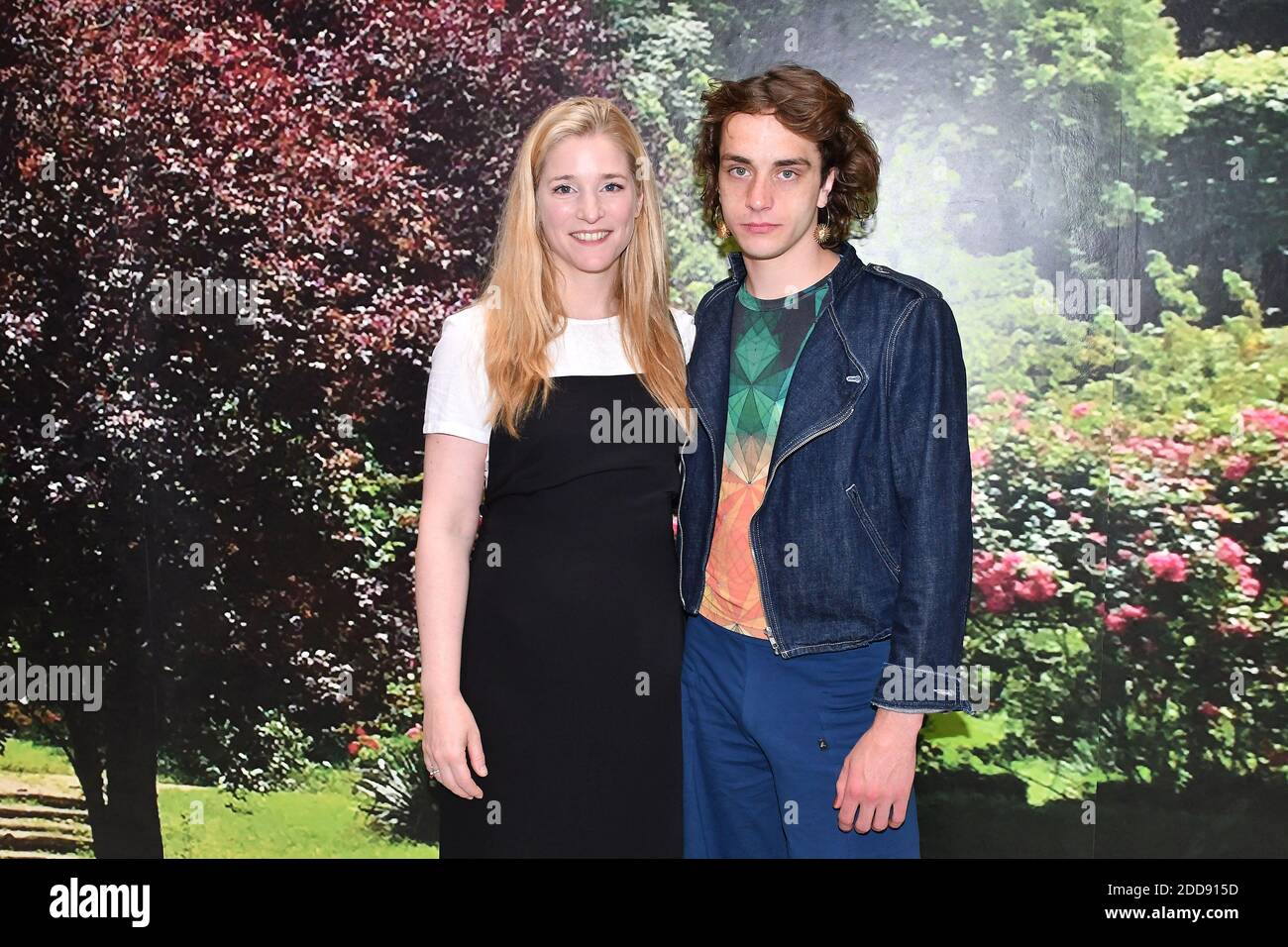 Natacha Reignier und Xam Hurricane bei der Agnes B Menswear Frühjahr/Sommer 2019 Show im Rahmen der Paris Fashion Week am 24. Juni 2018 in Paris, Frankreich. Foto von Laurent Zabulon/ABACAPRESS.COM Stockfoto