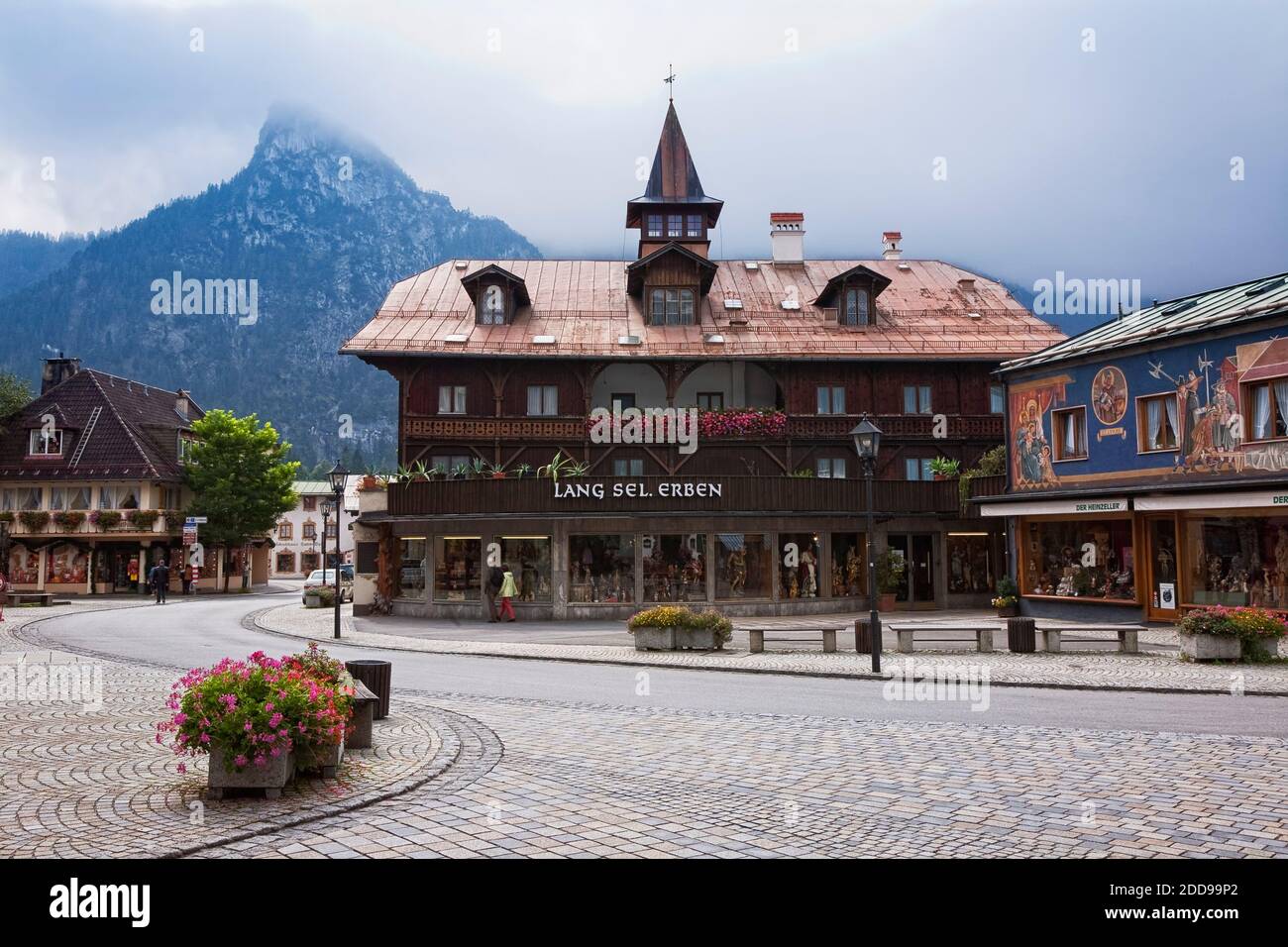 Oberammergau, Garmisch-Partenkirchen, Oberbayern, Bayern, Deutschland Stockfoto