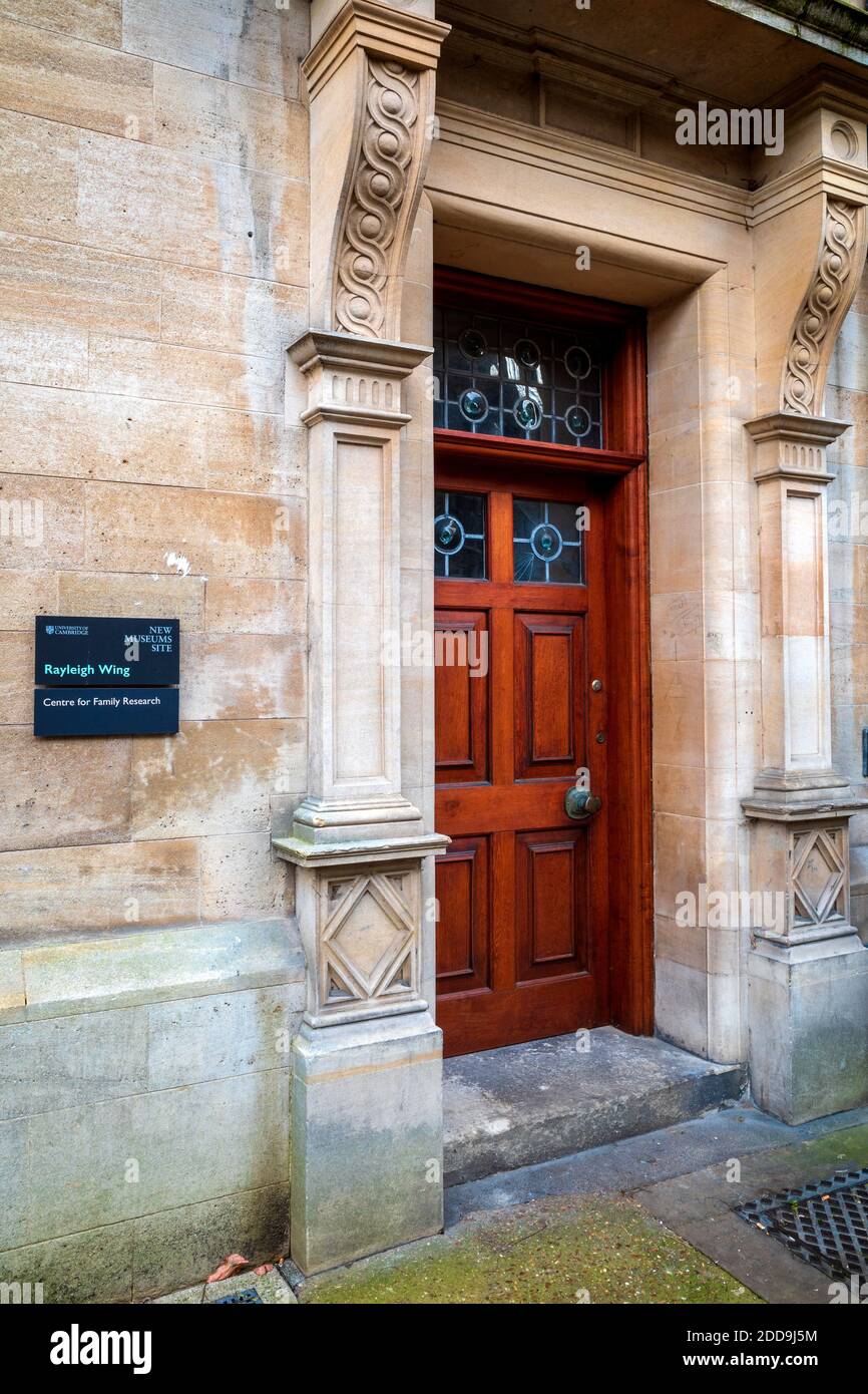 Das Zentrum für Familienforschung Cambridge - multidisziplinäres Forschungsinstitut innerhalb der Abteilung für Psychologie der Universität Cambridge. Geschätzte 1966. Stockfoto