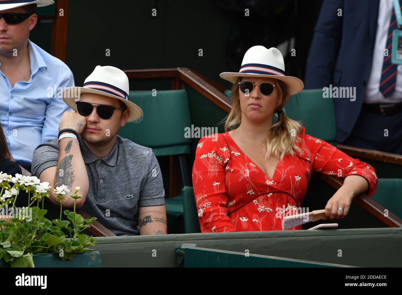 Jeff Panacloc nimmt am 30 French Open - Tag vier bei Roland Garros am 2018. Mai 2018 in Paris, Frankreich, Teil. Foto von Laurent Zabulon/ABACAPRESS.COM Stockfoto