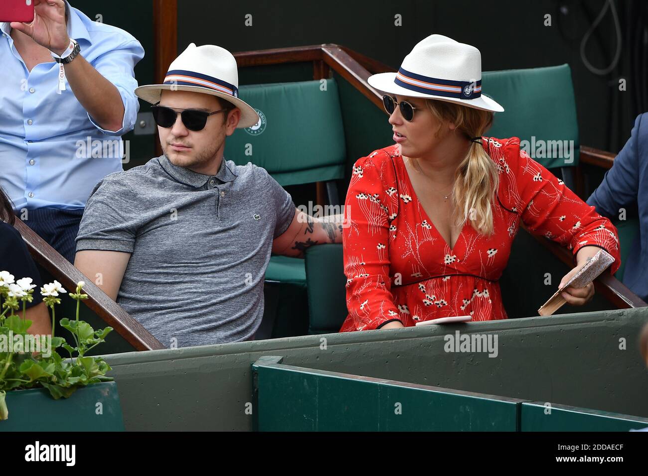 Jeff Panacloc nimmt am 30 French Open - Tag vier bei Roland Garros am 2018. Mai 2018 in Paris, Frankreich, Teil. Foto von Laurent Zabulon/ABACAPRESS.COM Stockfoto