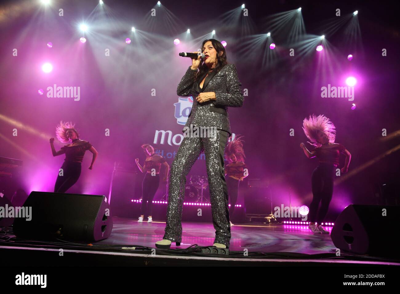 LIO lors de la soiree des 100 ans du Papier Toilette Lotus Moltonel a L'Olympia a Paris, France, le 20 Septembre 2018. Foto von Jerome Domine/ABACAPRESS.COM Stockfoto