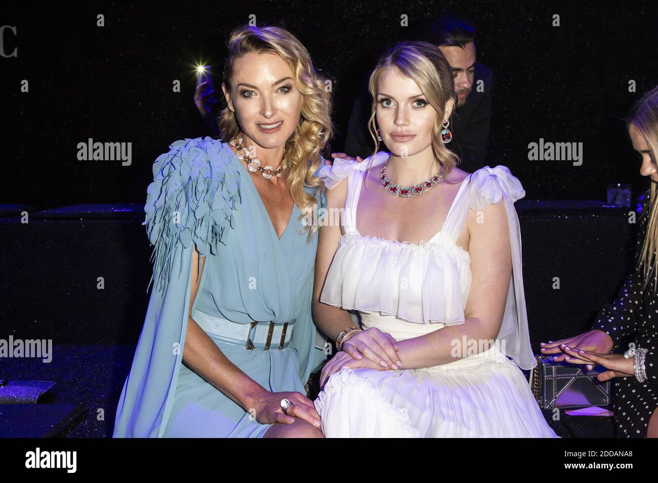 Prinzessin Lilly Sayn Wittgenstein Berleburg, Kitty Spencer besuchen die Modenschau während Bvgalri Gala Dinner im Stadio dei Marmi in Rom, Italien am 28. Juni 2018 statt. Foto von Marco Piovanotto/ABACAPRESS.COM Stockfoto