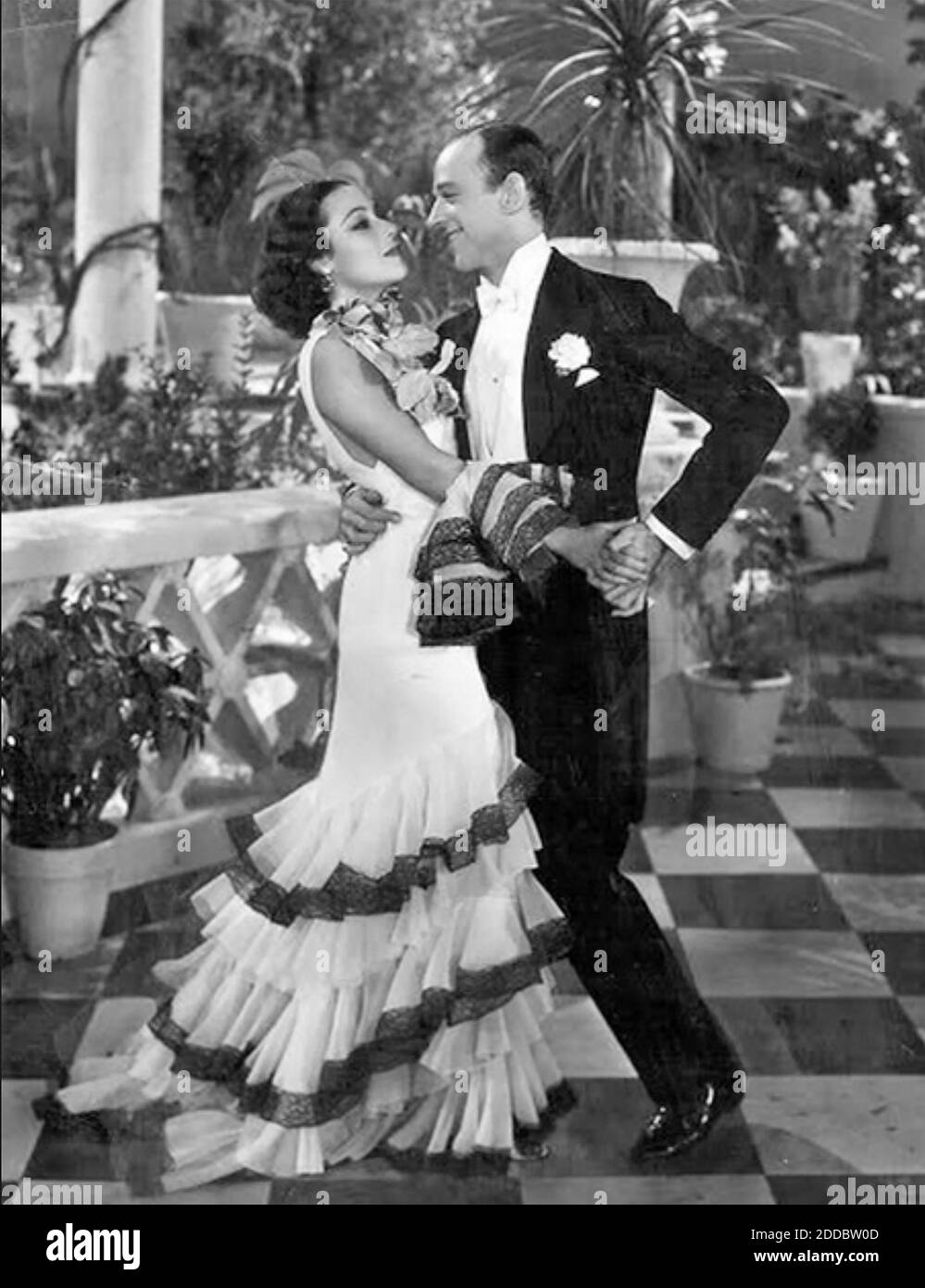 FLUG NACH RIO 1933 RKO Film mit Dolores del Rio und Fred Astaire Stockfoto