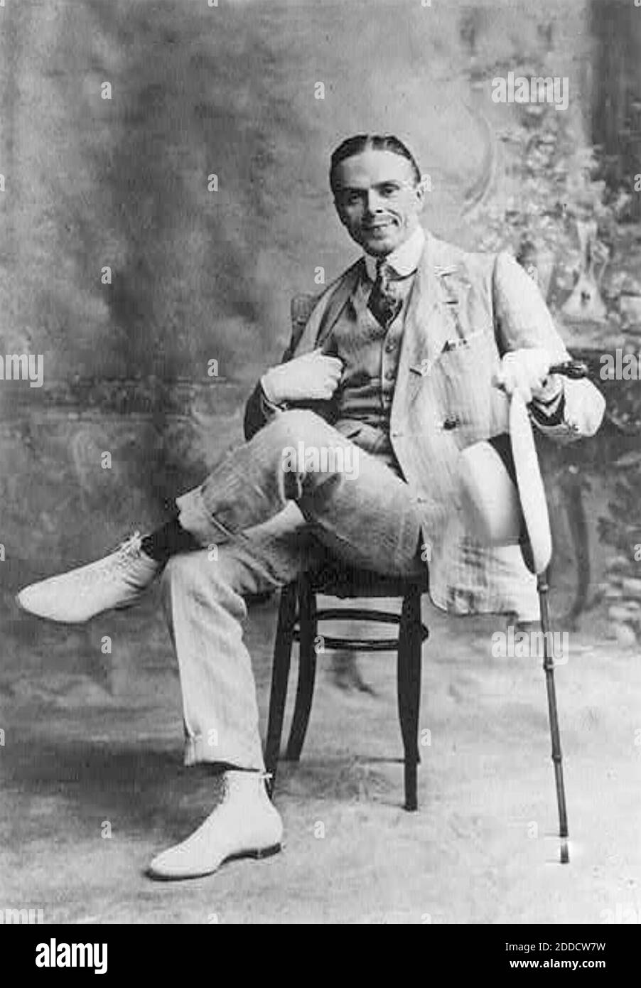 GEORGE GROSSMITH (1847-1912) englischer Komiker, Opernkomponist, Sänger und Schauspieler Stockfoto
