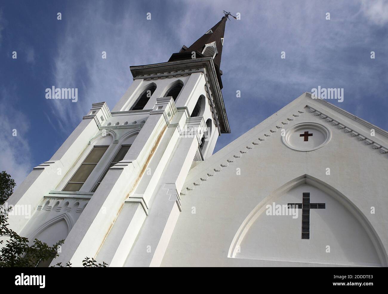 KEIN FILM, KEIN VIDEO, KEIN Fernsehen, KEIN DOKUMENTARFILM - der historische Mutter Emanuel A.M.E. Kirche am Freitag, 19. Juni 2015, in Charleston, SC, USA. Foto: Curtis Compton/Atlanta Journal-Constitution/TNS/ABACAPRESS.COM Stockfoto