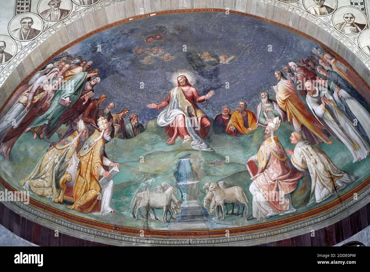 Cristo ensenando a los santos Fotos und Bildmaterial in hoher