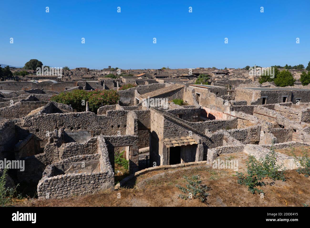 Italien, Kampanien, Pompeji, Ruinen der antiken römischen Stadt Stockfoto