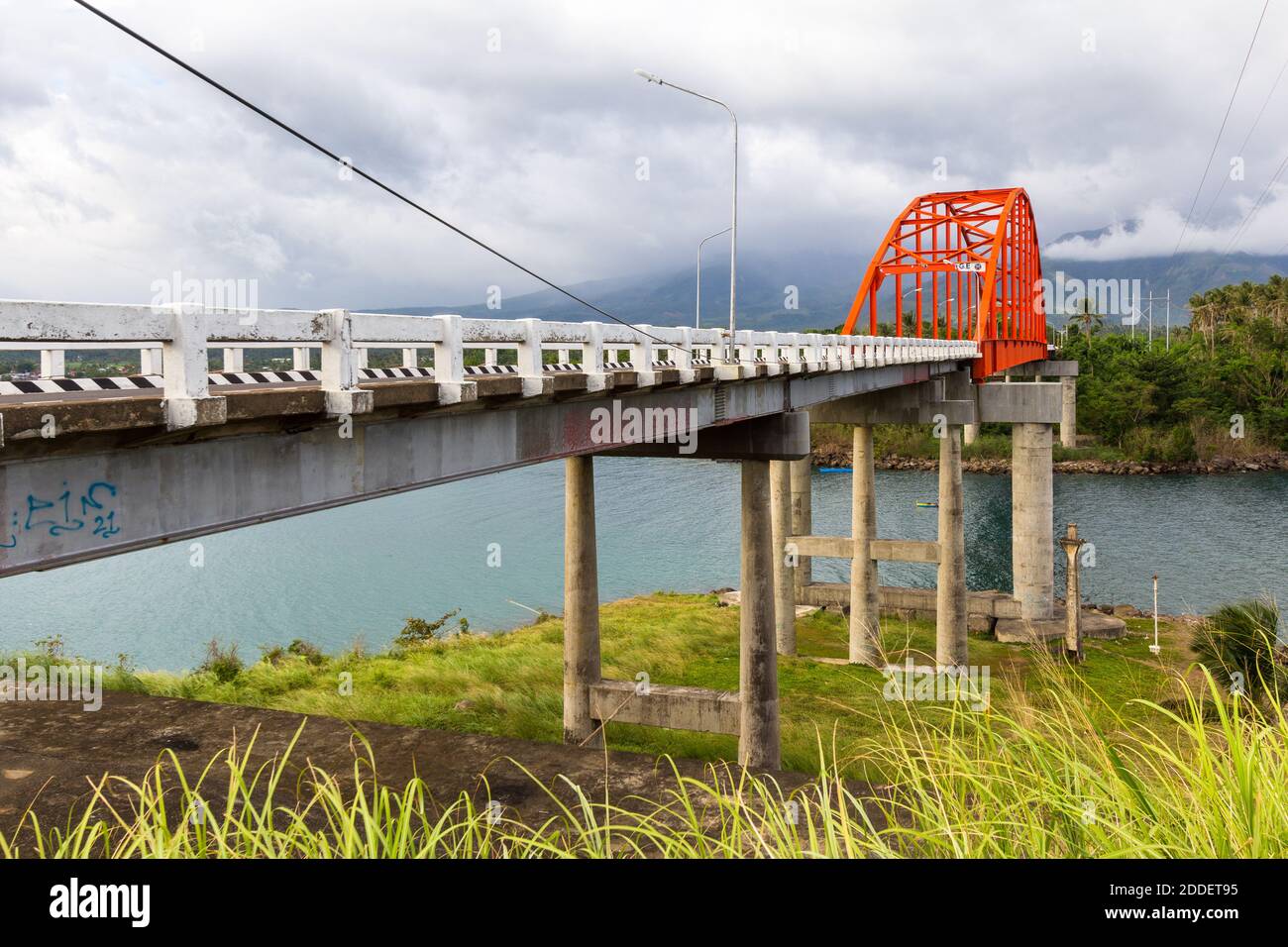 Biliran-Brücke, die die Insel Biliran mit Leyte verbindet Insel auf den Philippinen Stockfoto