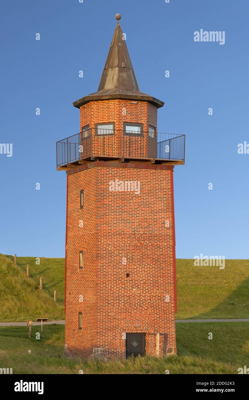 Geographie / Reisen, Deutschland, Schleswig-Holstein, Dagebuell, ehemaliger Leuchtturm von Dagebuell, Schleswig-, Additional-Rights-Clearance-Info-not-available Stockfoto