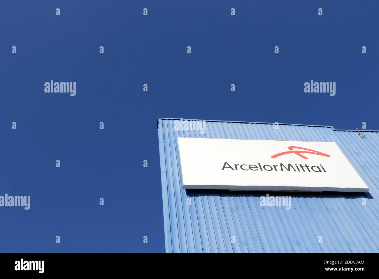 ArcelorMittal Stahlindustrie in Taranto, Apulien, Italien Stockfoto