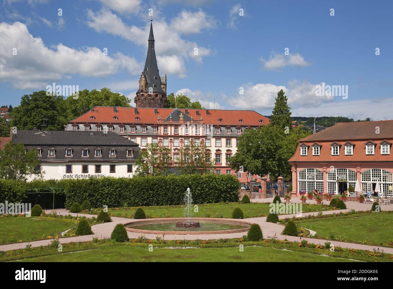 Geographie / Reisen, Deutschland, Hessen, Südhessen, Odenwald, Erbach, Altstadt, Graf Erbach-, Additional-Rights-Clearance-Info-Not-available Stockfoto