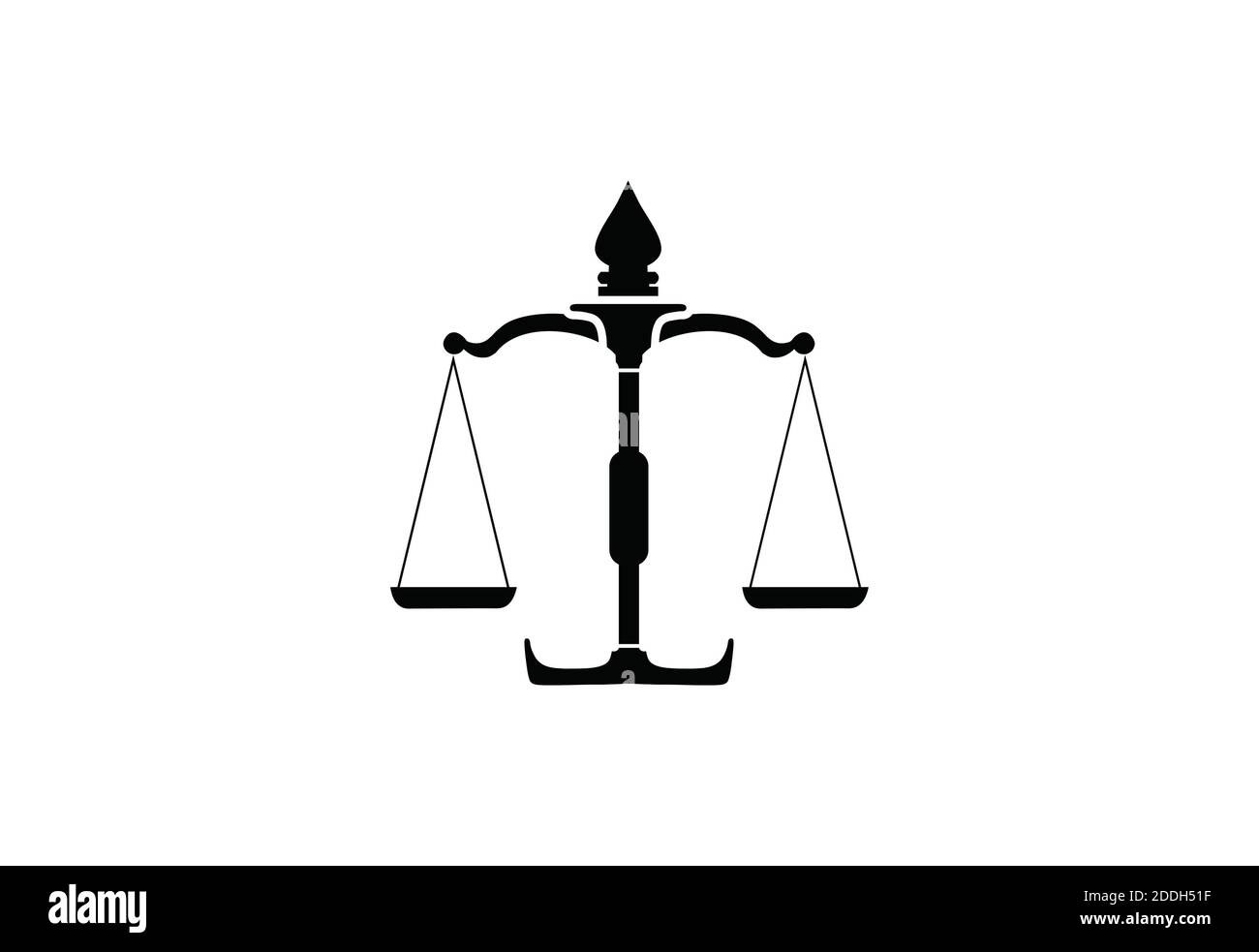 Anwaltskanzlei Logo Design Vorlage Stockfoto