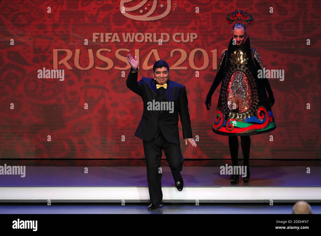 Datei Foto vom 01-12-2017 des ehemaligen argentinischen Fußballers Diego Maradona. Stockfoto