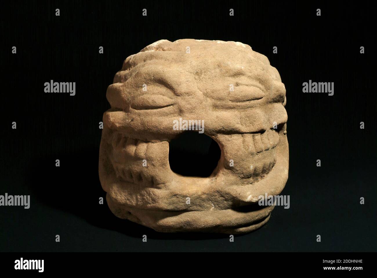 Sandstone Gargoyle Gefunden in Weoley Castle, Birmingham, Architektur, Birmingham Geschichte, Altertümer, Mittelalter, Steinschnitzerei Stockfoto