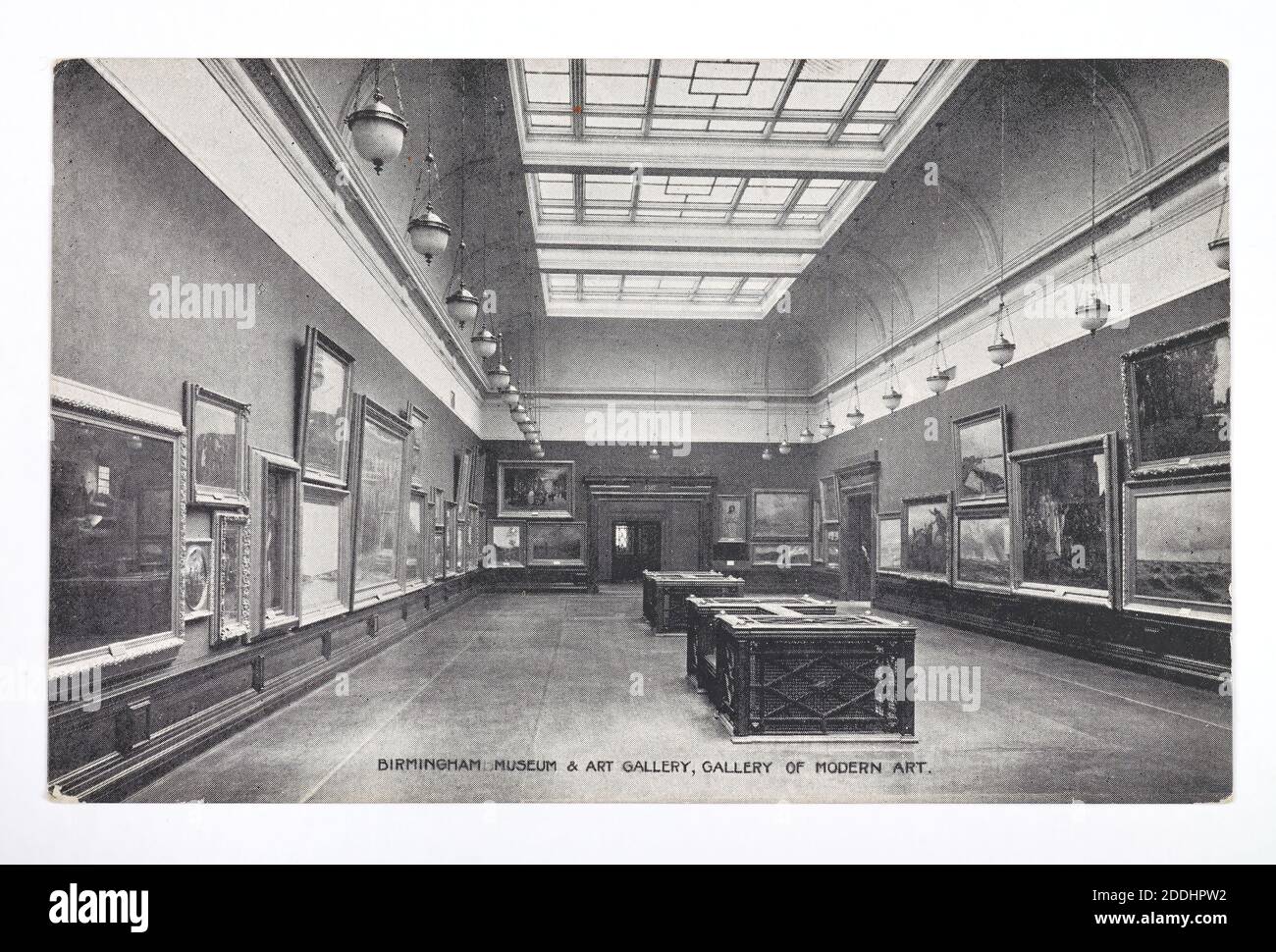 Postkarte, Gallery of Modern Art Birmingham Museum & Art Gallery, Galerie, Topographische Ansichten, Birmingham Geschichte, Postkarte Stockfoto