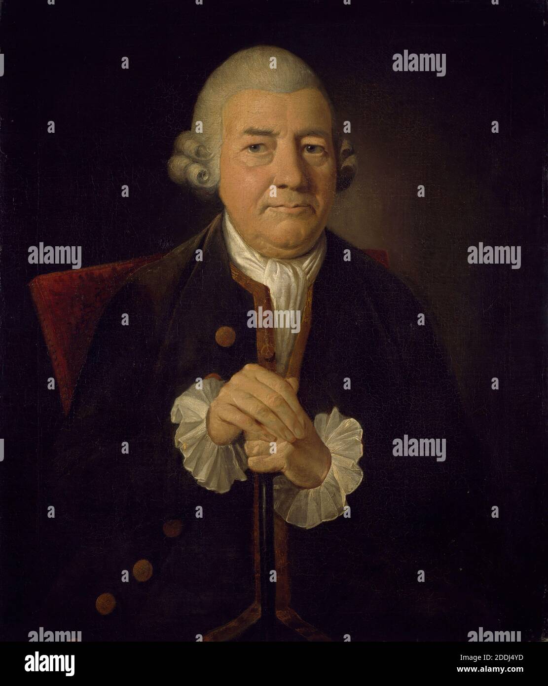 Porträt von John Baskerville (1706-1775), 1774 James Millar, Porträt, männlich, Birmingham Geschichte, Kostüm, Perücke Stockfoto