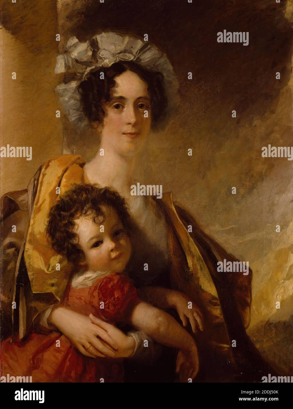 Mrs John Clerk Maxwell (geb. Frances Cay) und ihr Sohn James, 1833 von William Dyce, Familie, Ölgemälde, Porträt, Weiblich, Mutter, Junge Stockfoto