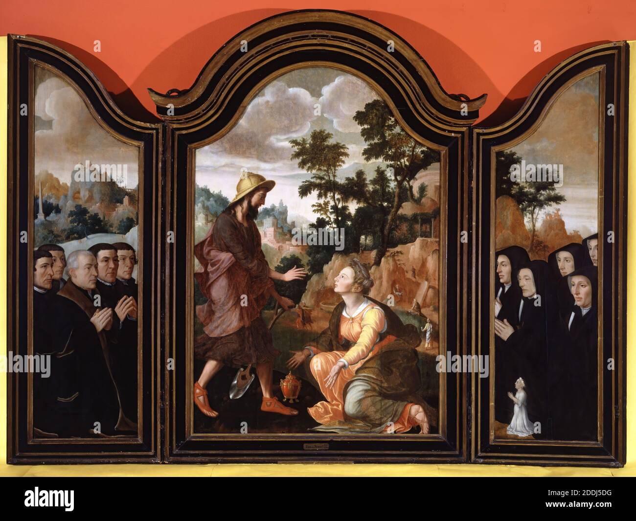 Noli me Tangere, Spender in den Flügeln 1548-1554 von Jan van Scorel ...