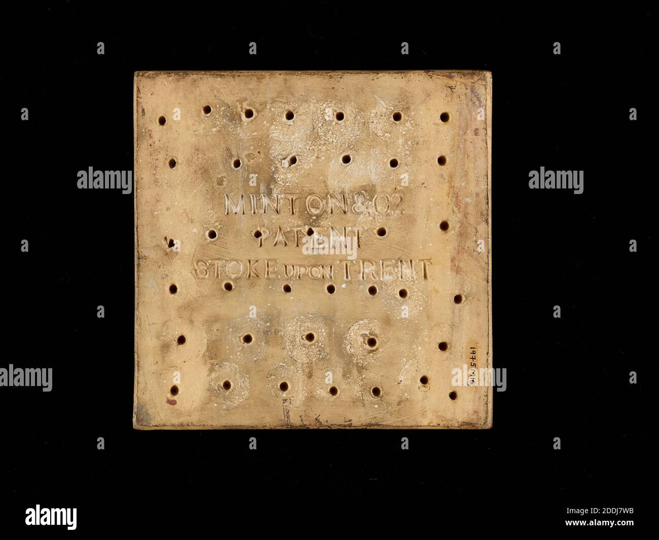 Minton Bodenfliesen Hersteller: Minton & Co, Kunst und Handwerk, Victorian, Keramik Stockfoto