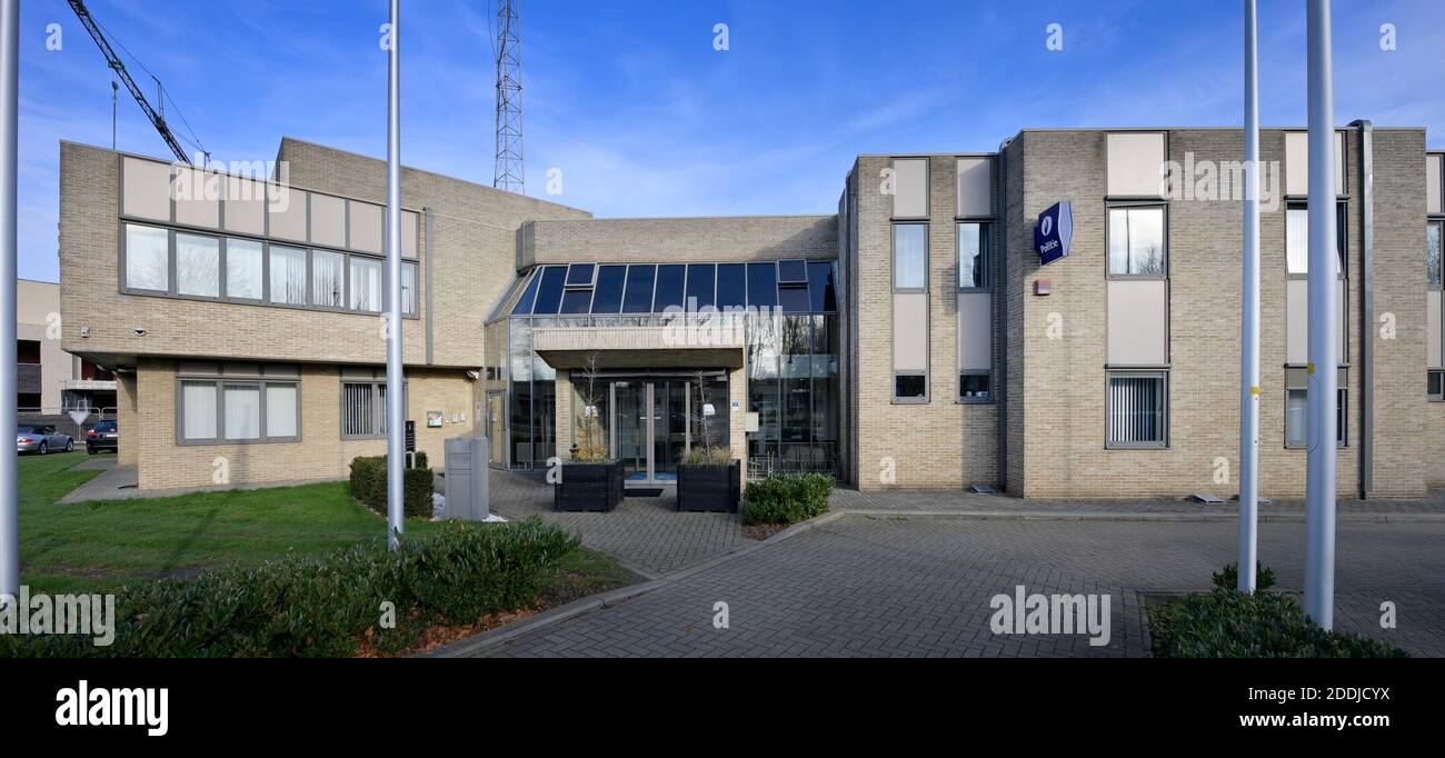 Abbildung Bild zeigt die Polizeistation in Lanaken, Mittwoch 25 November 2020. BELGA FOTO YORICK JANSENS Stockfoto