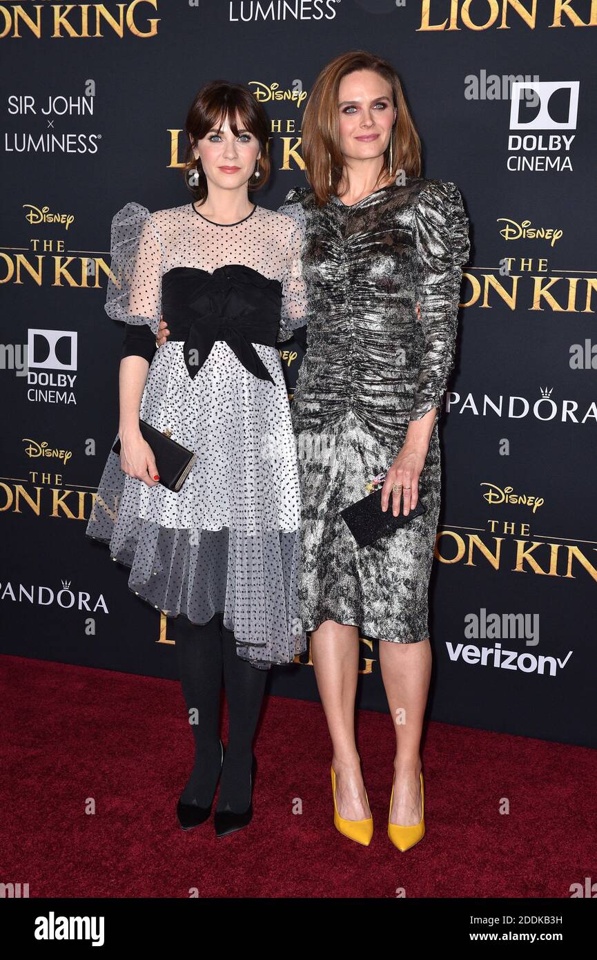 Zooey Deschanel und Emily Deschanel besuchen am 9. Juli 2019 die