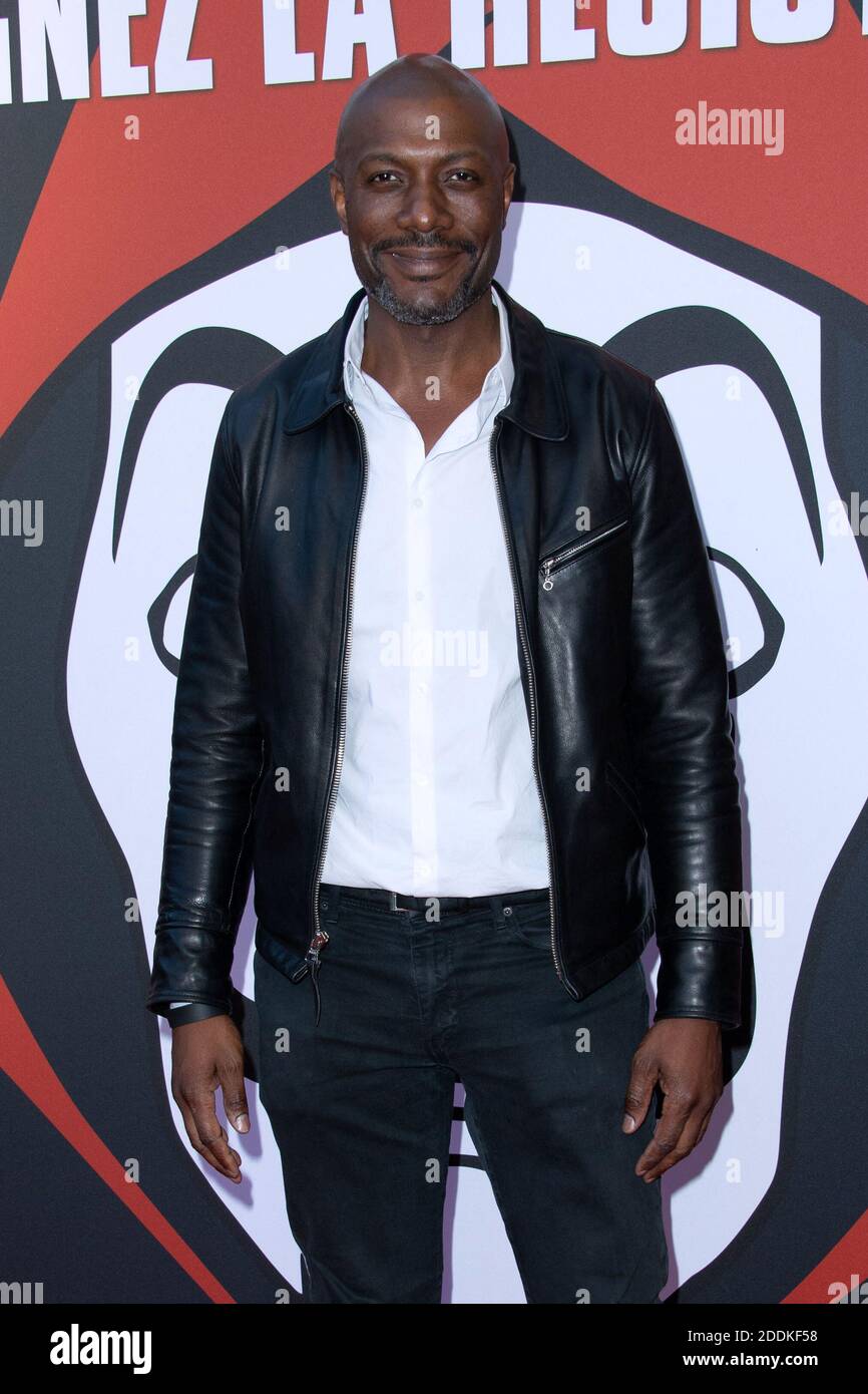 Harry Roselmack bei der Premiere von La Casa De Papel Staffel 3 in der Monnaie de Paris in Paris, Frankreich am 15. Juli 2019. Foto von Aurore Marechal/ABACAPRESS.COM Stockfoto