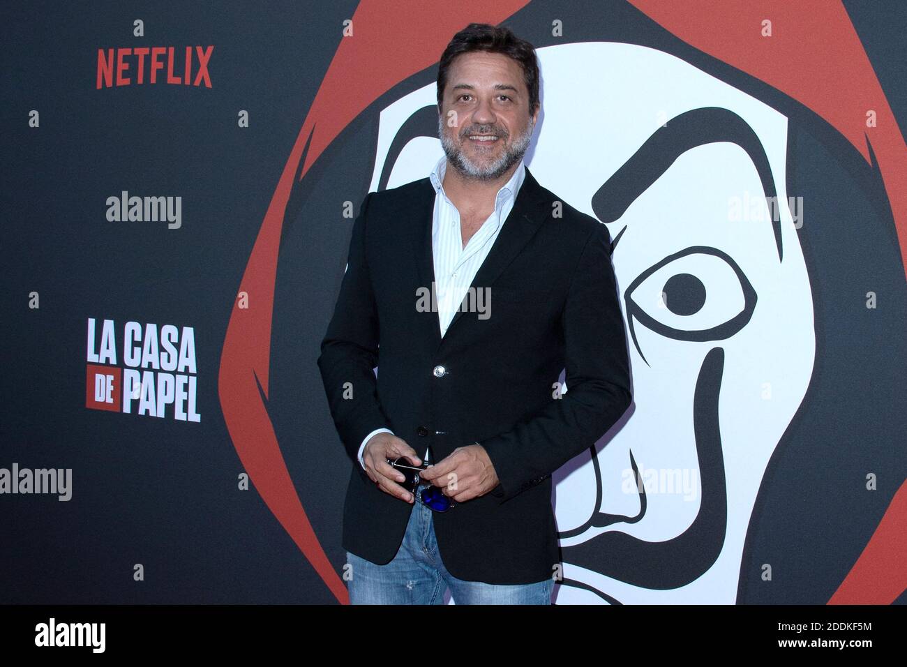 Enrique Arce bei der Premiere von La Casa De Papel Staffel 3 in der Monnaie de Paris in Paris, Frankreich am 15. Juli 2019. Foto von Aurore Marechal/ABACAPRESS.COM Stockfoto
