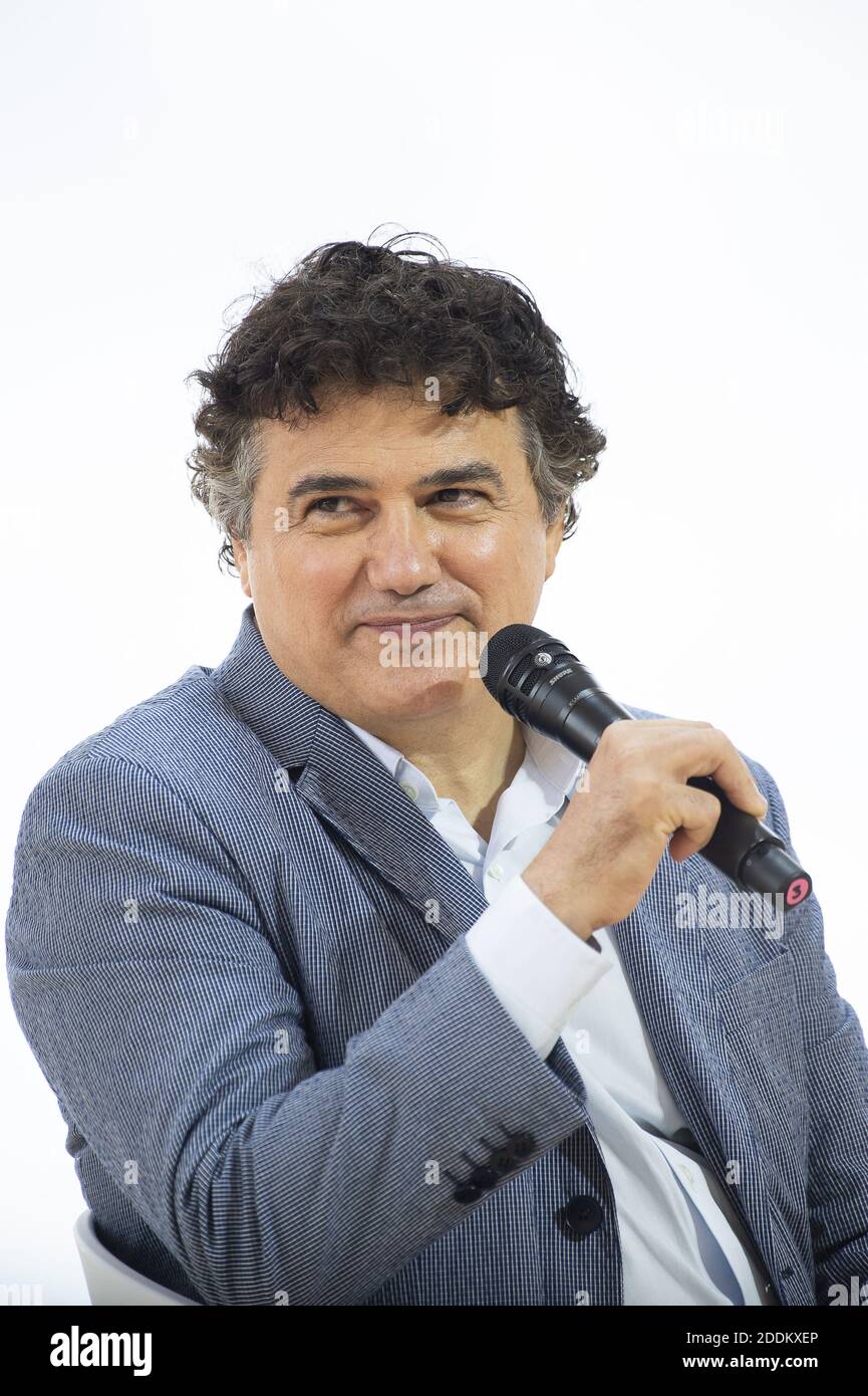 Patrick Pelloux während des französischen Arbeitgeberverbandes Medef Sommertreffens auf der Pferderennbahn Longchamp in Paris am 29. August 2019. Foto von Eliot Blondt/ABACAPRESS.COM Stockfoto