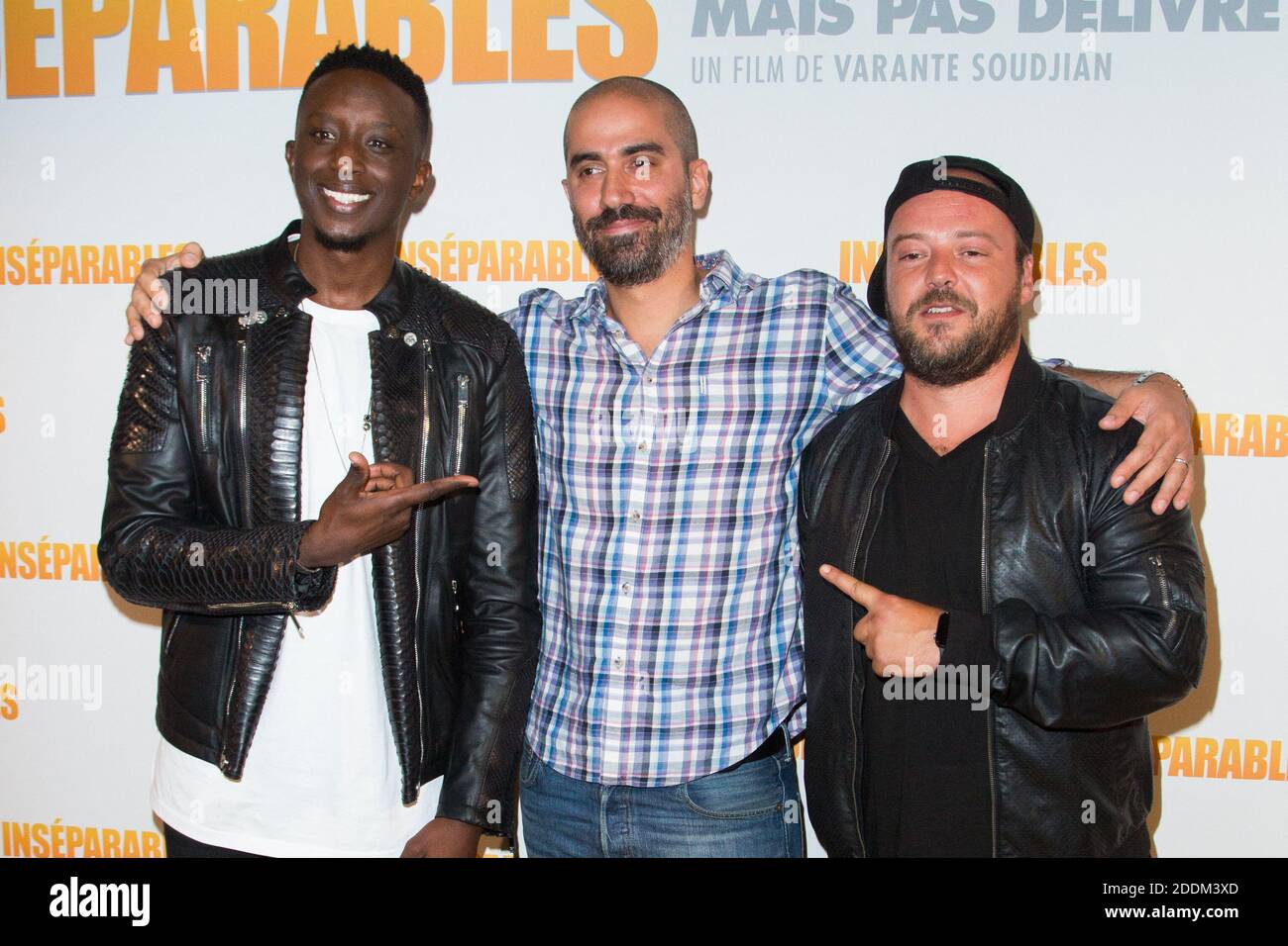 Ahmed Sylla, Varante Soudjian und Alban Ivanov nehmen am 02. September 2019 an der Pariser Filmpremiere "Inseparables" bei der UGC Cine Cite Bercy Teil. Foto von Nasser Berzane/ABACAPRESS.COM Stockfoto