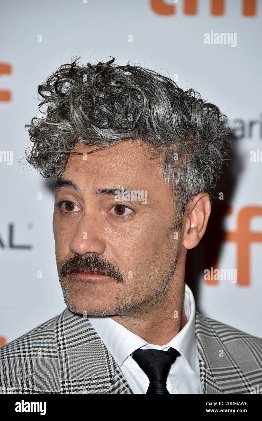 Taika Waititi nimmt an der 'Jojo Rabbit'-Premiere während des Toronto International Film Festival 2019 im Princess of Wales Theatre am 08. September 2019 in Toronto, Kanada Teil. Foto von Lionel Hahn/ABACAPRESS.COM Stockfoto