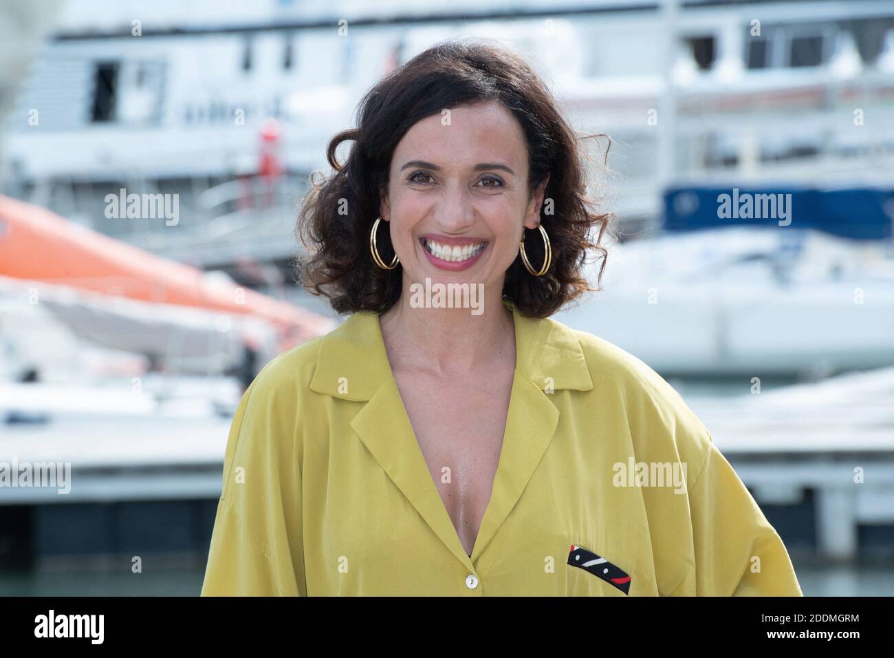 Amelle Chahbi nimmt an einer Fotocall im Rahmen des 21. Festival of TV Fiction in La Rochelle, Frankreich am 14. September 2019 Teil. Foto von Aurore Marechal/ABACAPRESS.COM Stockfoto