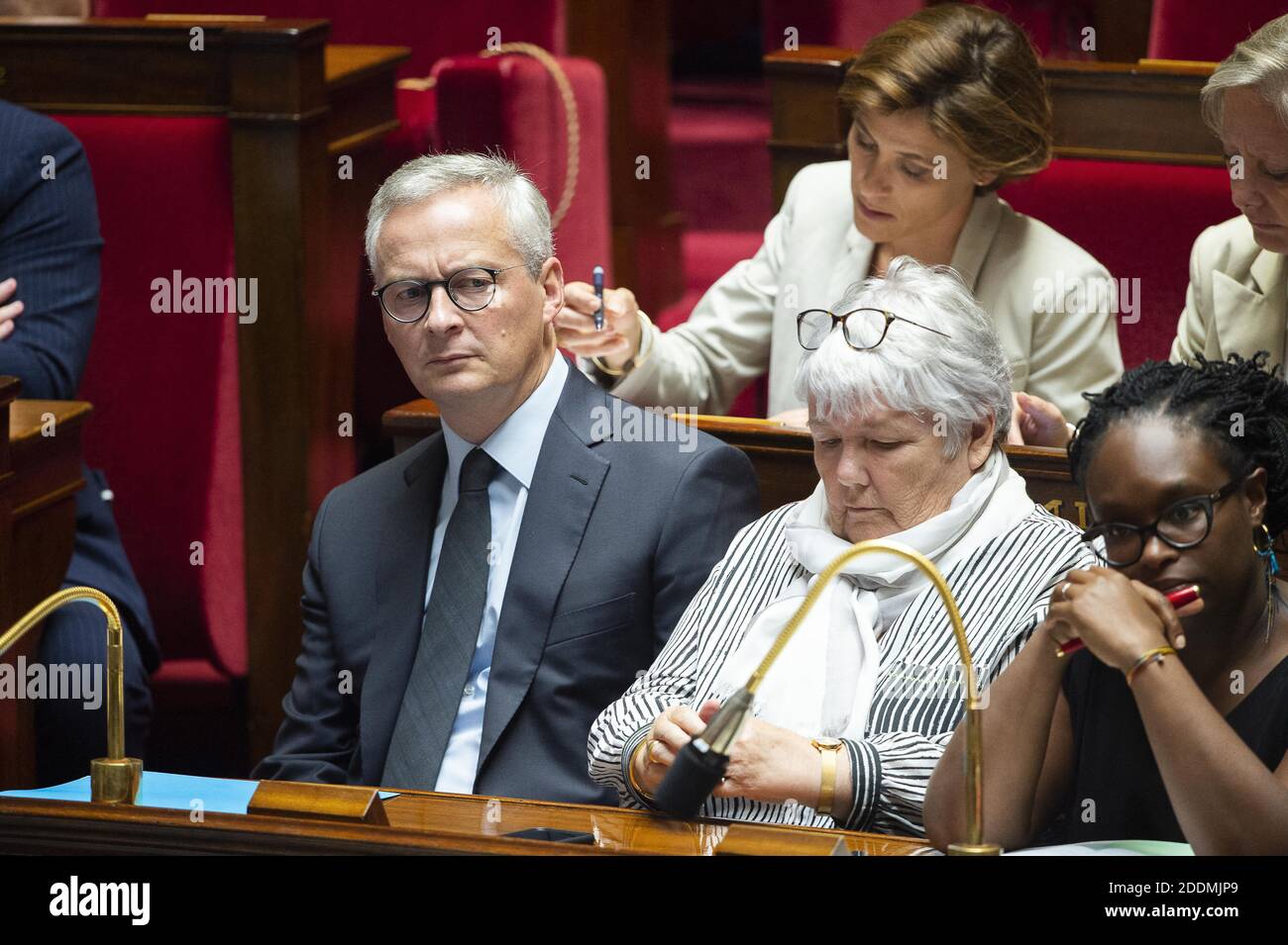 Bruno Lemaire während der Fragestunde an die Regierung am 17. September 2019 in der Nationalversammlung in Paris. Foto von Eliot Blondt/ABACAPRESS.COM Stockfoto