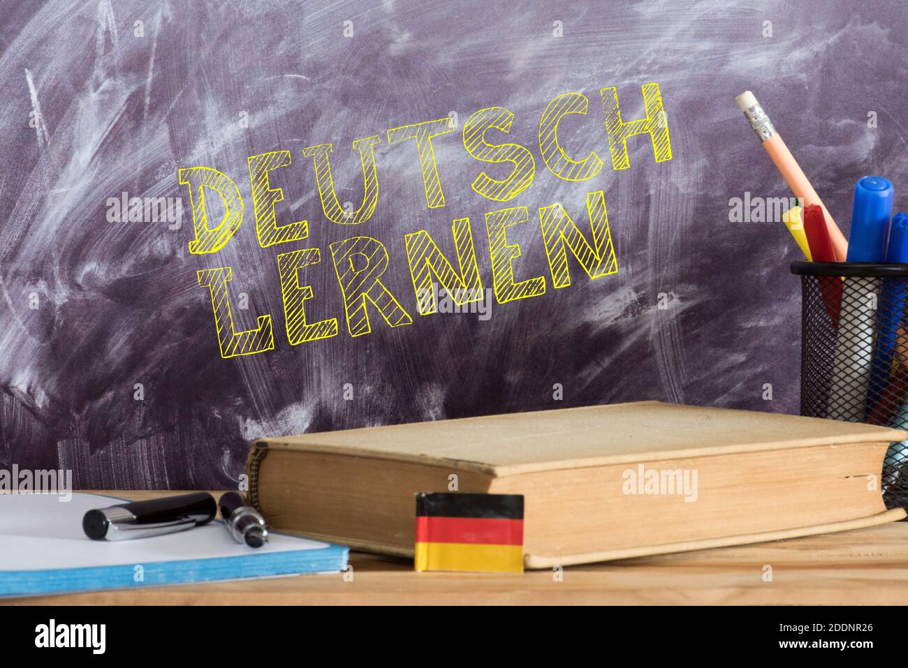 Sprachschule für Deutsch Stockfoto