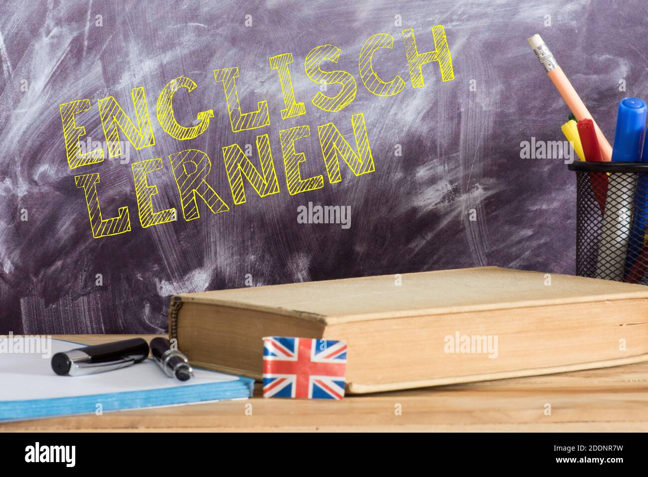 Sprachschule für Englisch Stockfoto