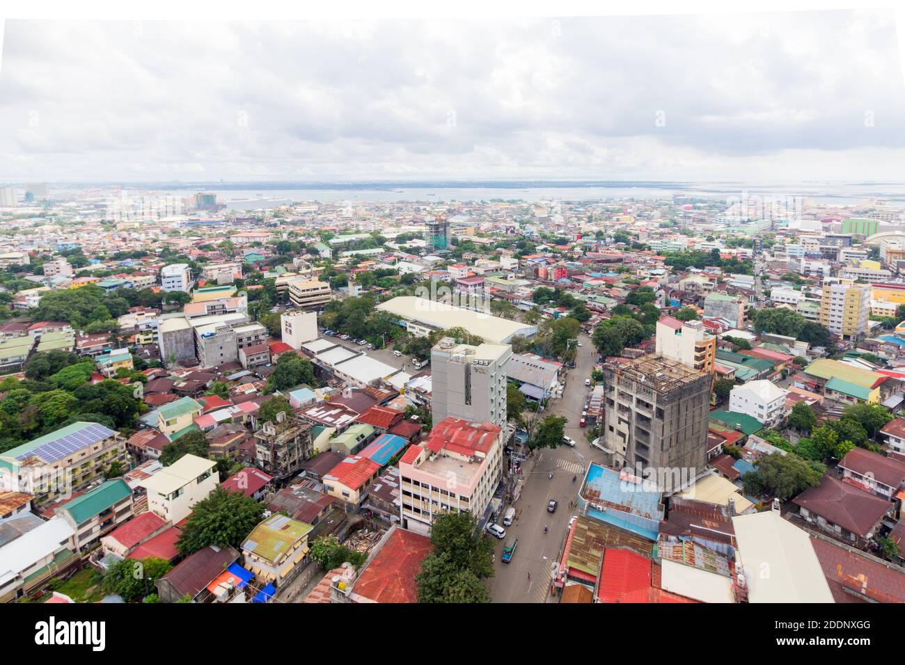 Die Stadtlandschaft von Cebu City auf den Philippinen Stockfoto