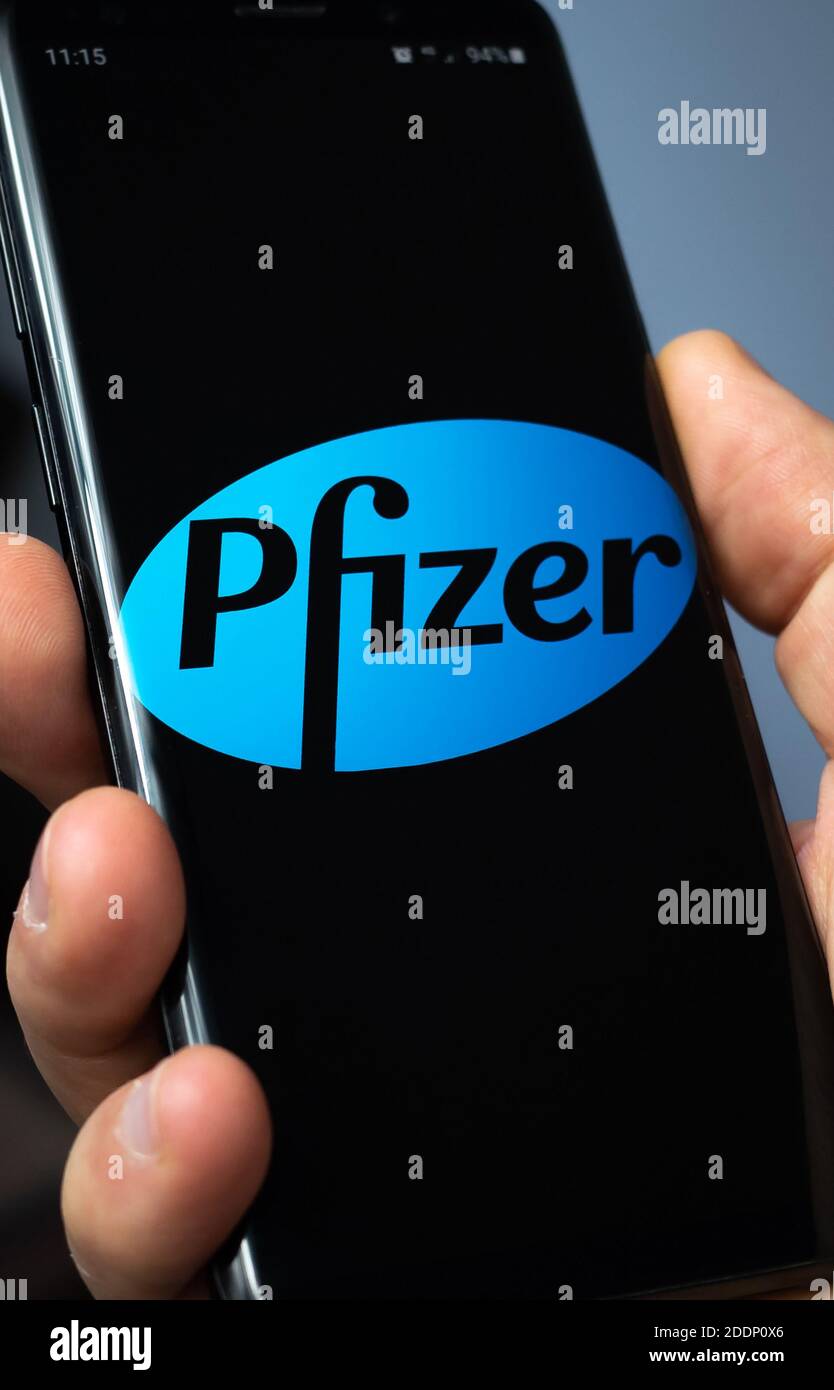 Pfizer amerikanischer multinationaler Pharmakonzern Stockfoto