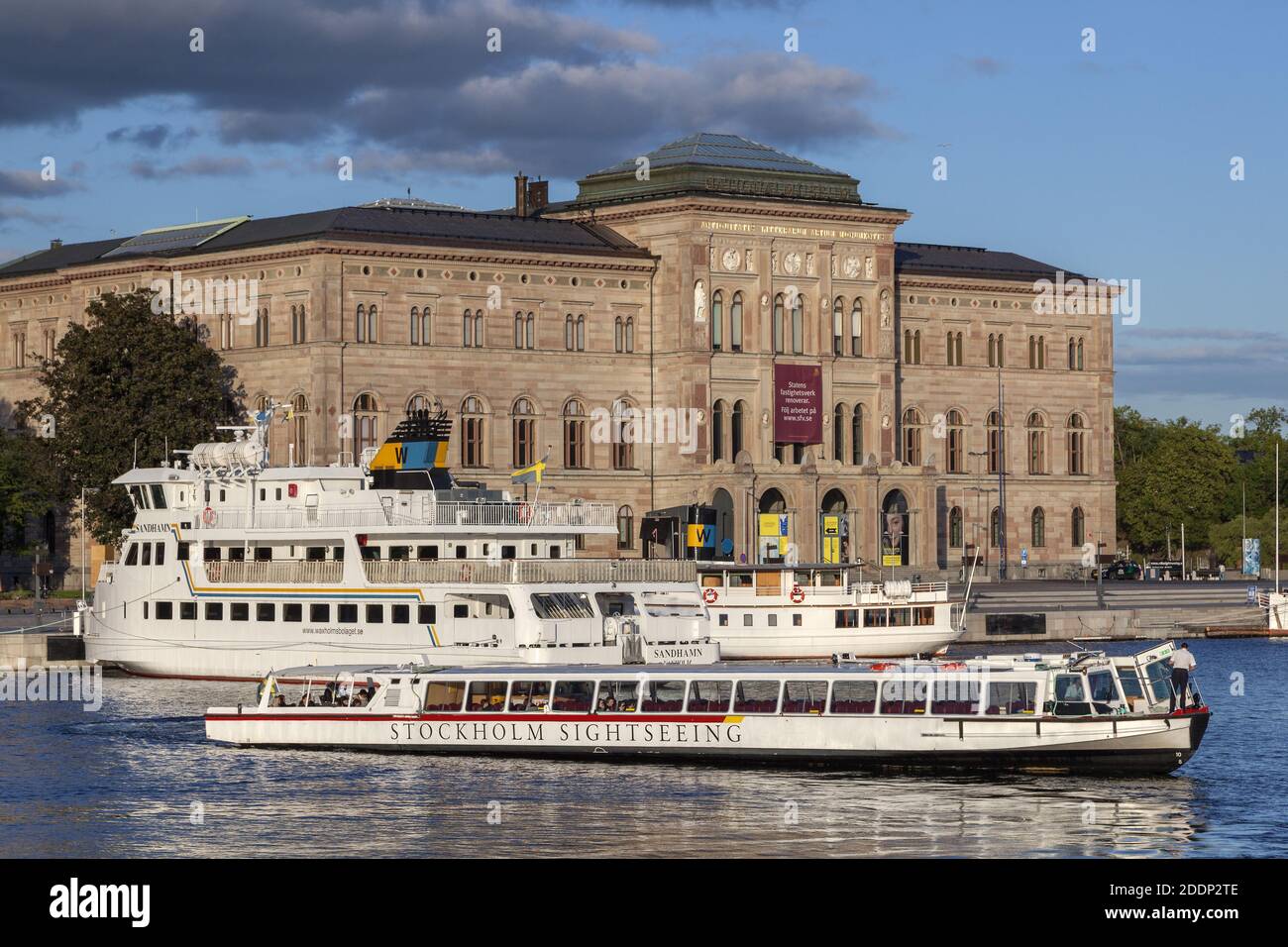 Geographie / Reisen, Schweden, Stockholm Laen, Stockholm, Nationalmuseum auf dem Stroemkajen, Blasieholme, Additional-Rights-Clearance-Info-not-available Stockfoto